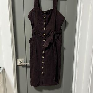 NWT Universal Thread maroon corduroy dress